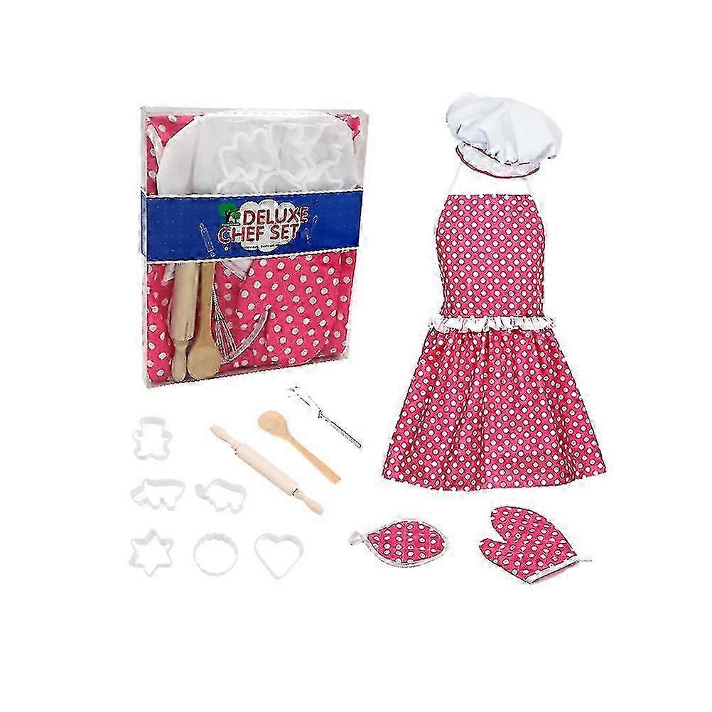 13 Pcs Kids Kitchen Play Set Toy Role Play Kitchenware