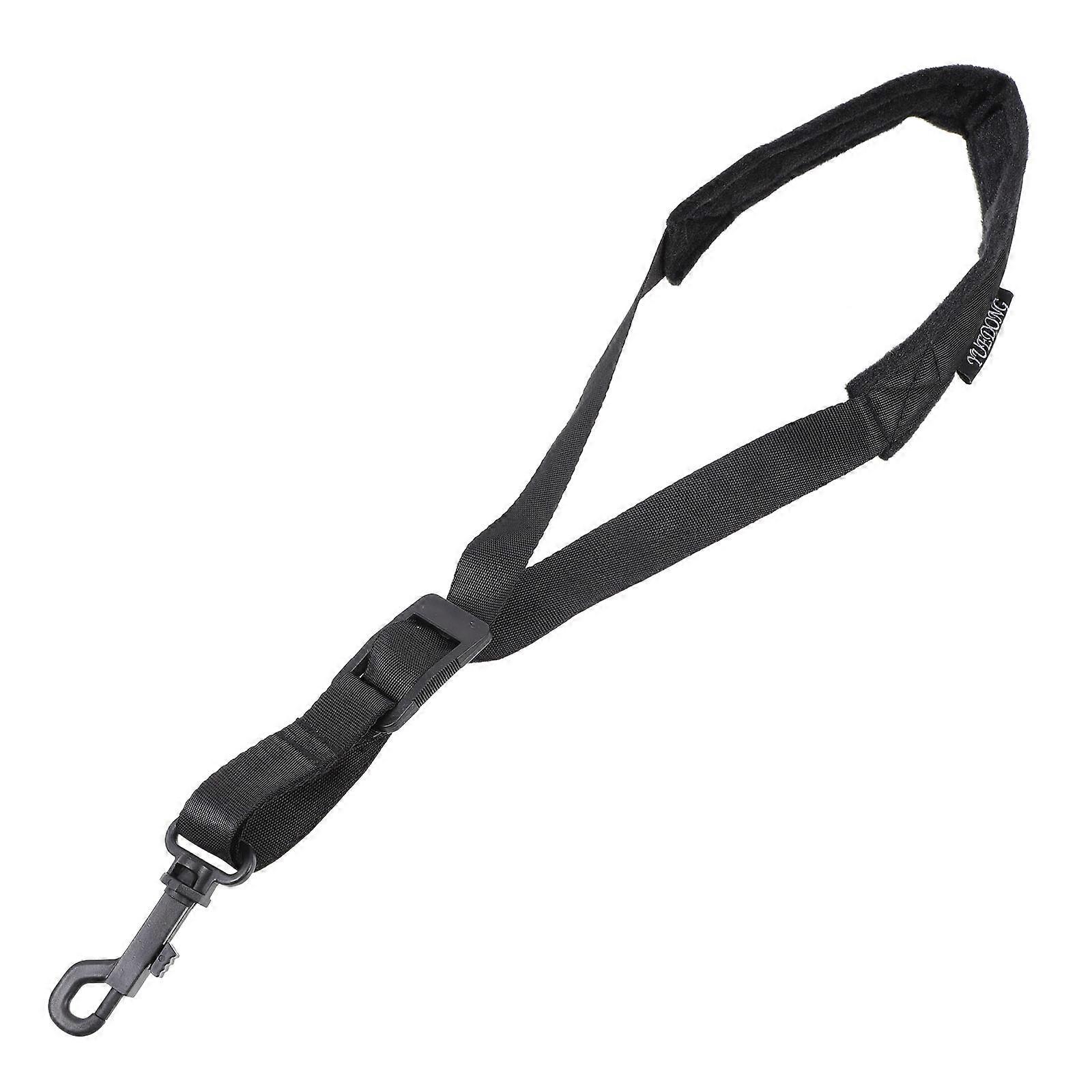Adjustable Saxophone Strap Professional Saxophone Practitioners Comfortable Practice Black 54X3X1CM Fix Saxophone 1Pack