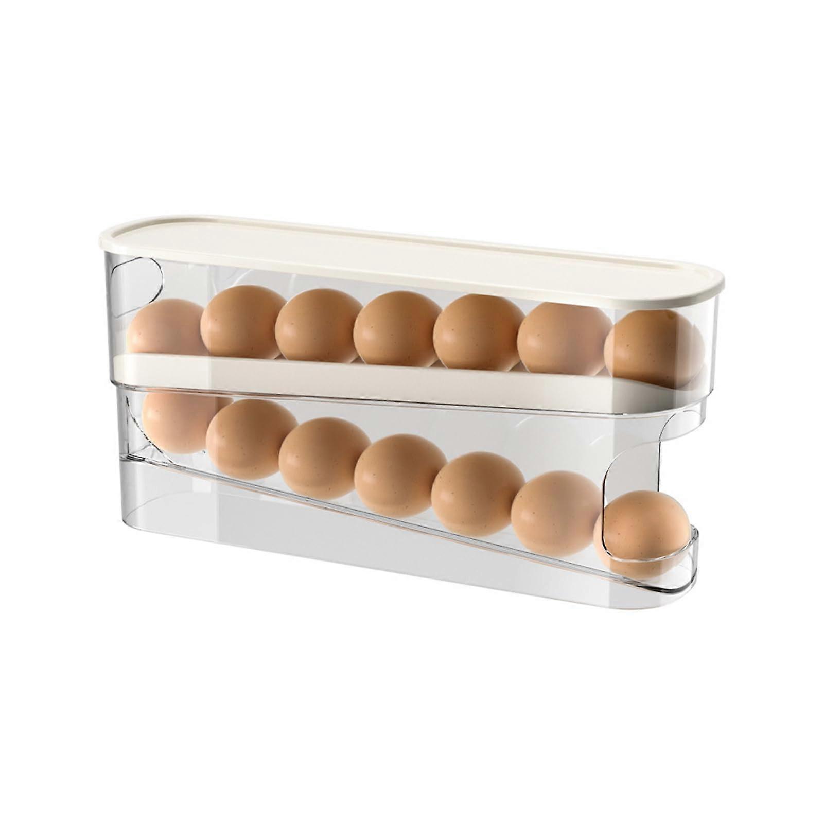 Egg Dispenser For Refrigerator Easy To Install Egg Organizer Egg Container Model 1