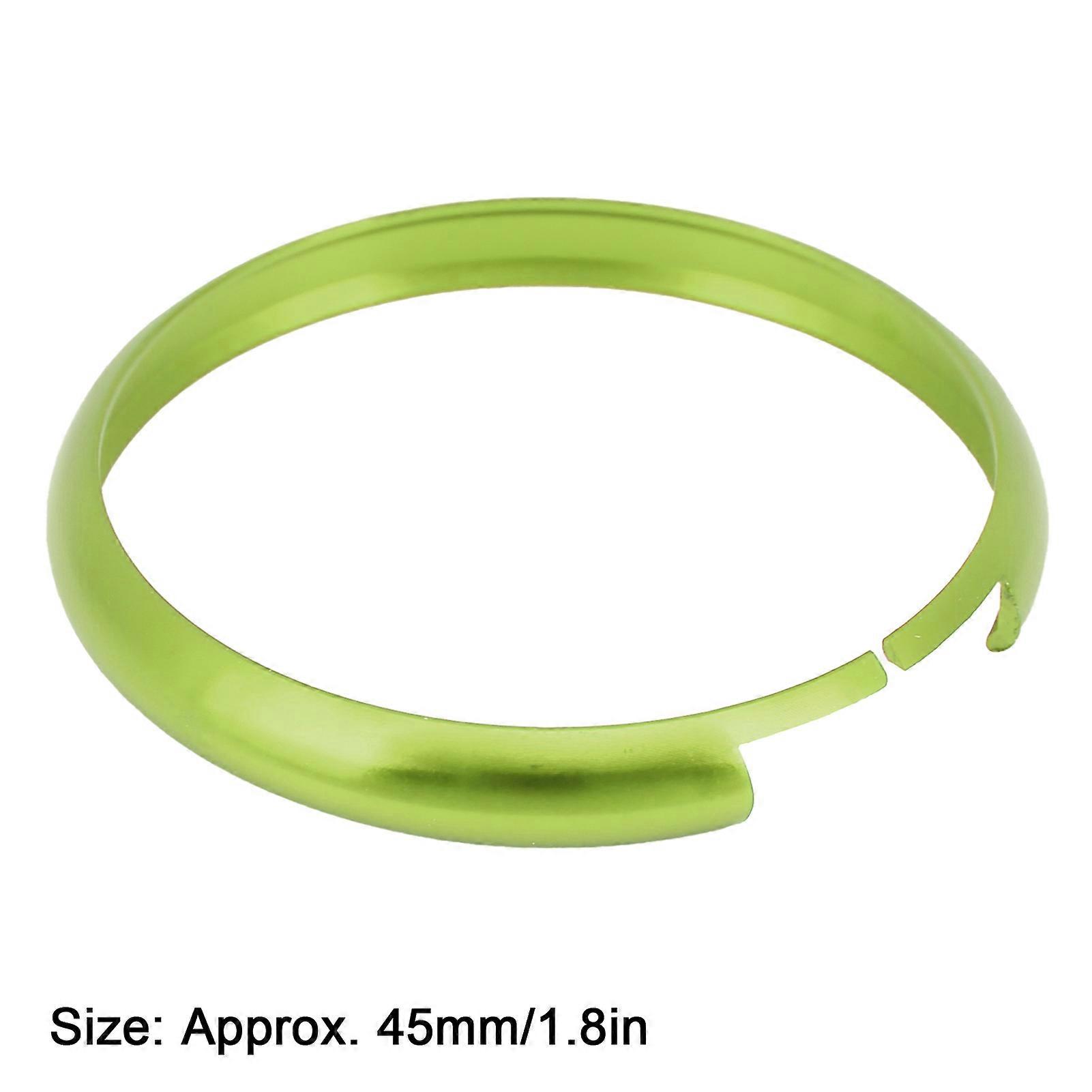 Remote Key Fob Ring Trim Aluminum Alloy Replacement for MINI R55 R56 R57 R58 R59 R60Green