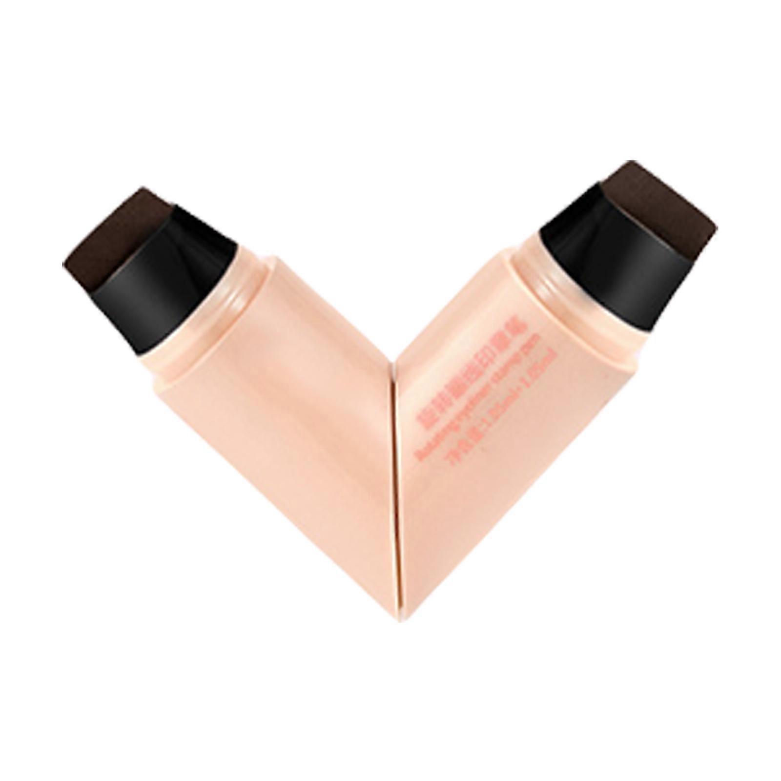 Double Ended Eyeliners Pencil With Stamp Wing Creator Waterproof Gel Eye Liner Smudge Resistant For Daily Use Multicolor