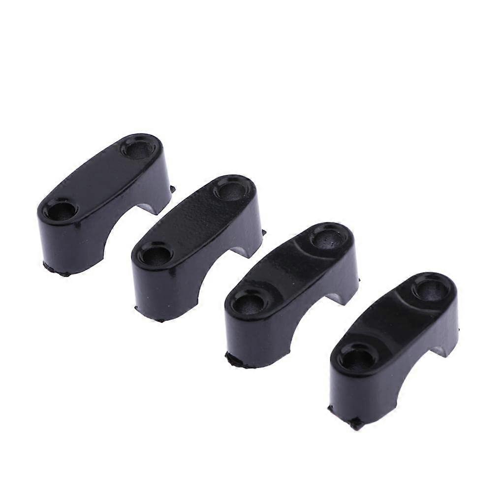 1 Pair 22 mm Black CNC Alloy Handlebar Riser Mount Clamp Adapter Universal