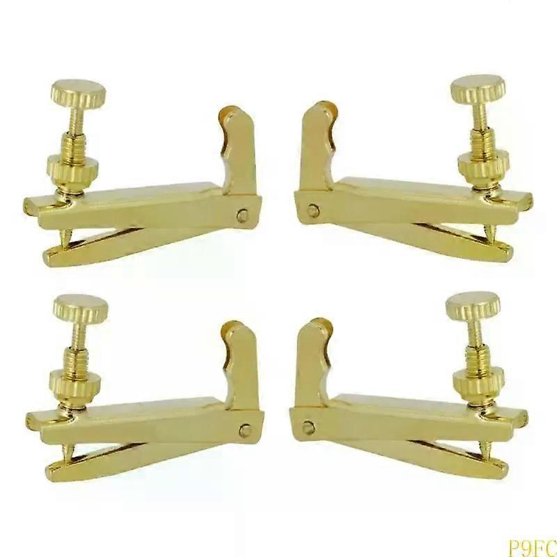 4Pcs Violin String Spinners Replacement Metal String Fine Tuner for Adjusting Violin Tuning String Instrument Accessory