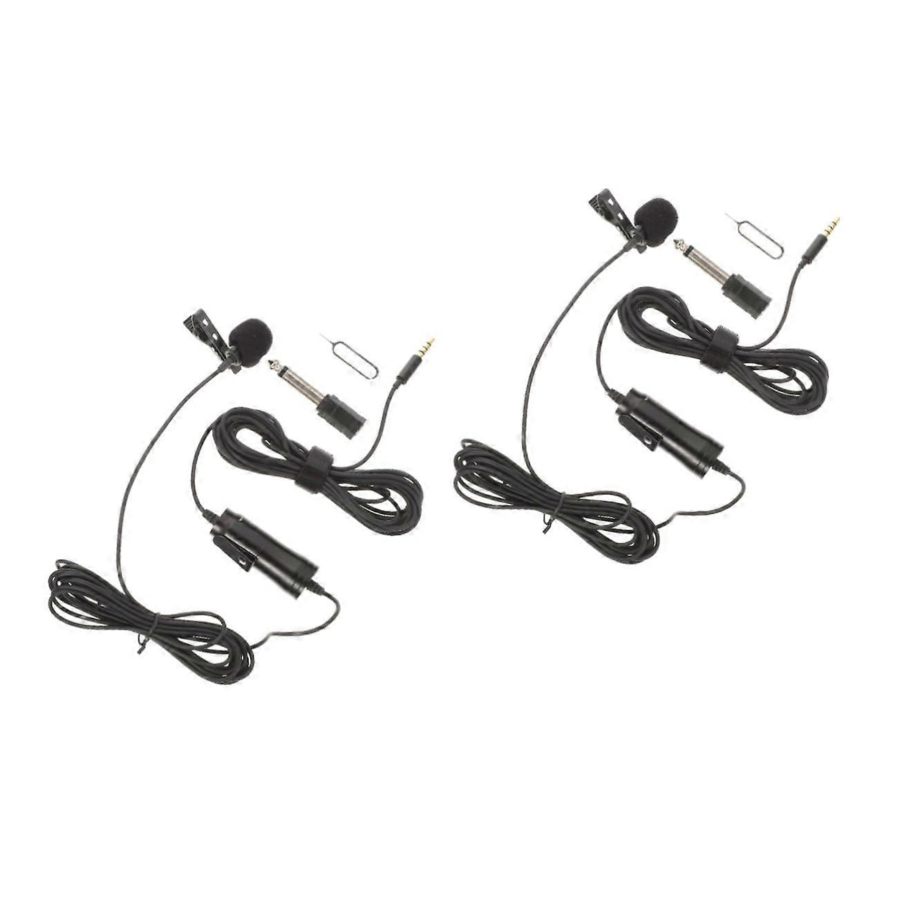 Lavalier Microphone Clip Directional Microphone for Lectures Live Performance 3.5mm