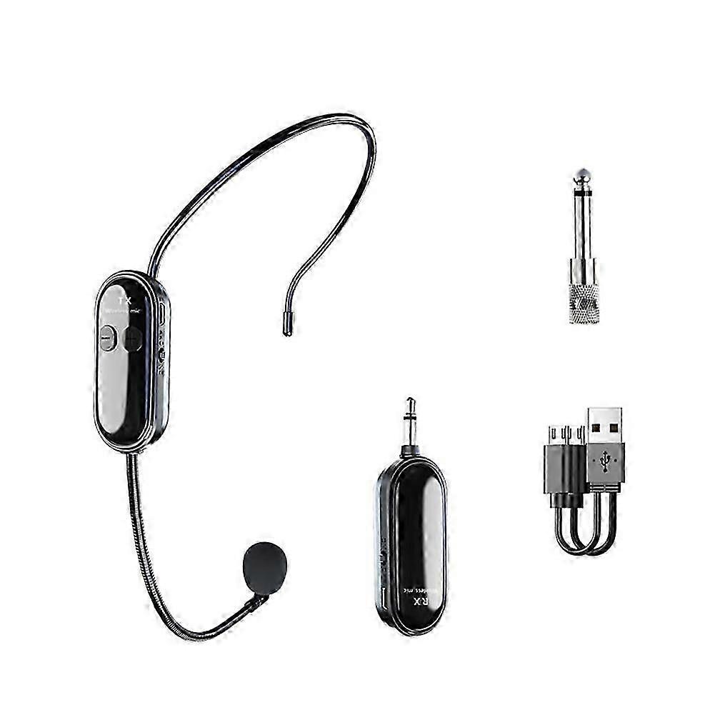 2.4G Wireless Microphone Headset Long Range 30M for Voice Amplifiers