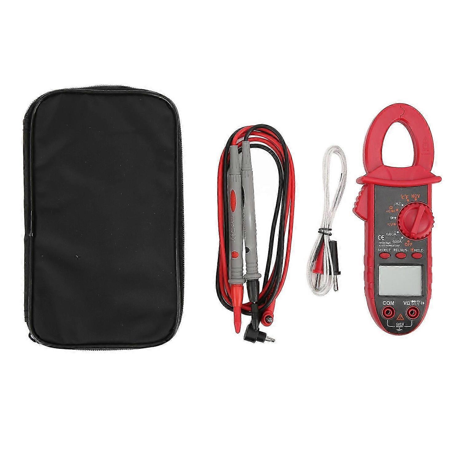 UA3268C 600A 600V LCD Digital Clamp Meter Handheld Multimeter AC Current Voltage Capacitance Tester