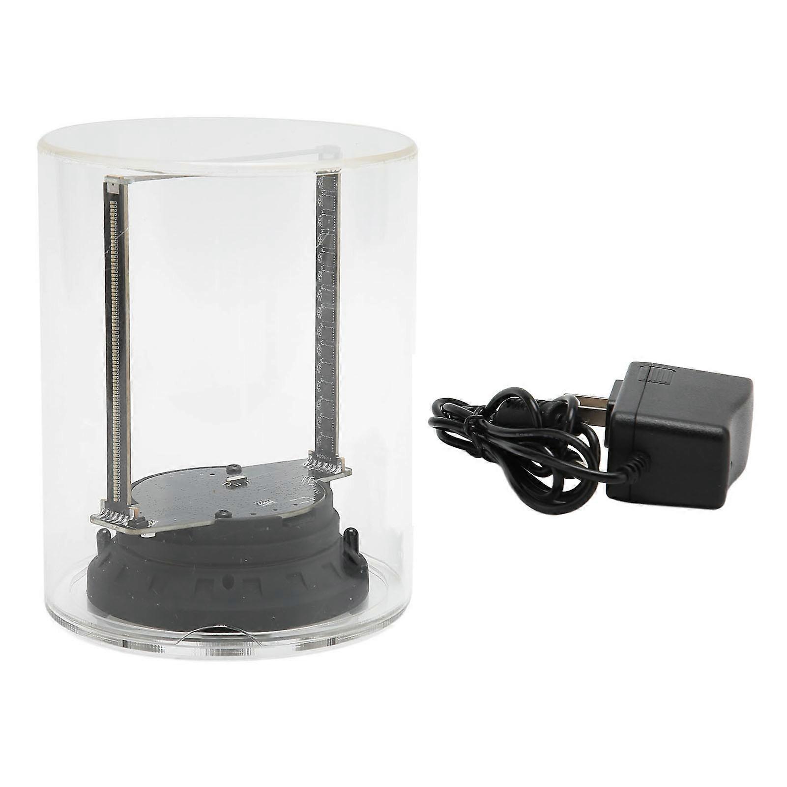 3D Hologram Fan with 160 LEDs, 32GB Memory, WiFi Control, Safe Design, US Plug, 3.9"