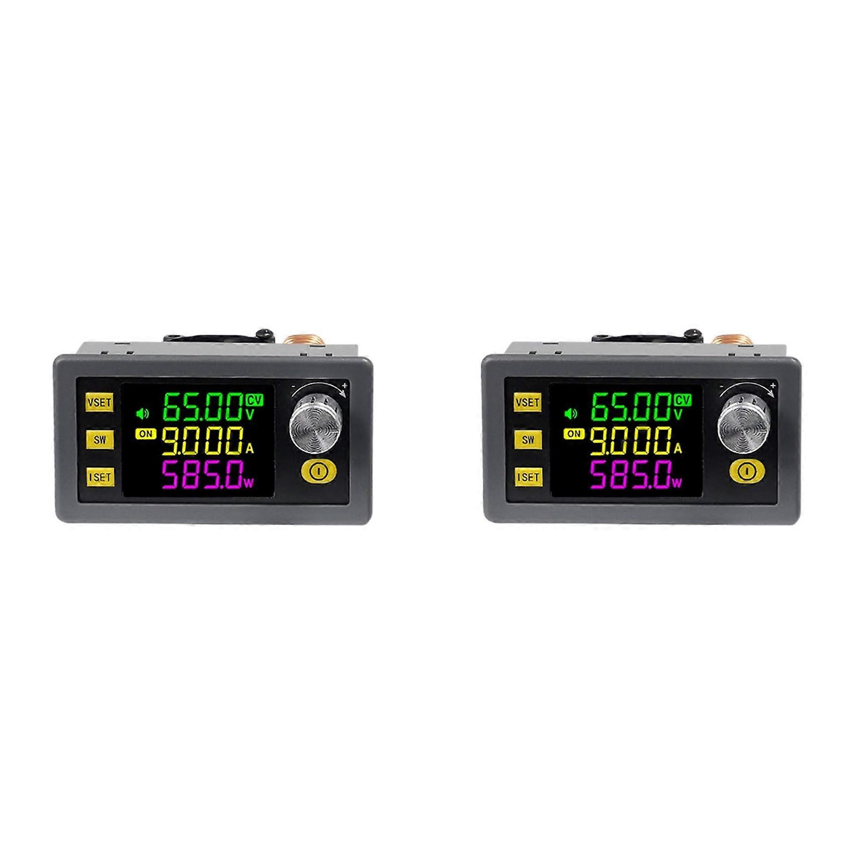 2X XY6509 CNC DC Buck Boost Converter Adjustable Voltage Regulation Power Supply 65V 9A 585W Constant Voltage Current Module