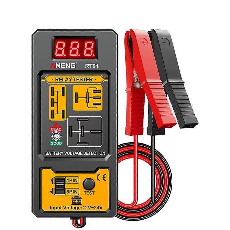ANENG 12V/24V Car Battery Relay Four-Pin Digital Display Tester