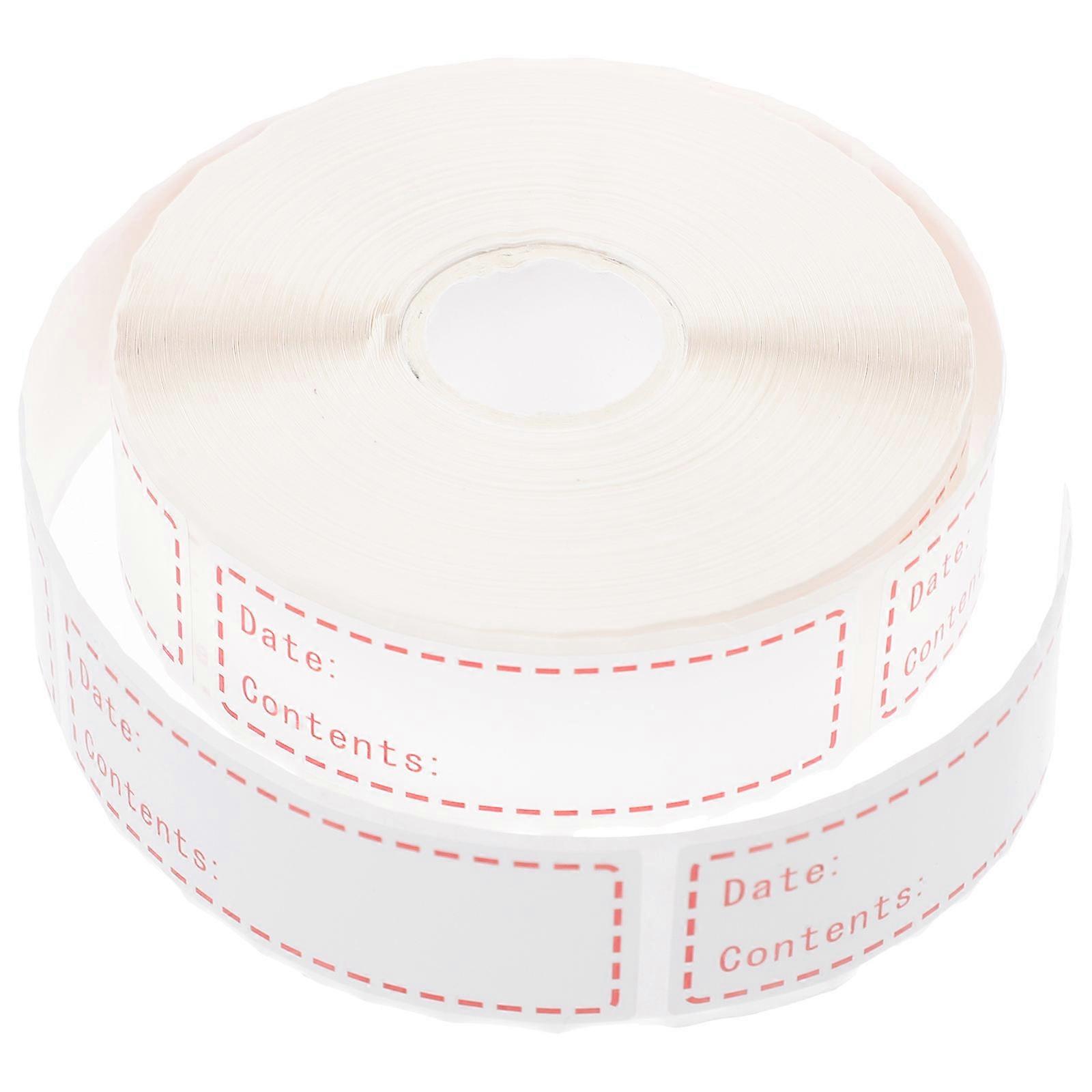 1 Roll Food Stickers for Marker Condiment Jar Label Fridge Reminder
