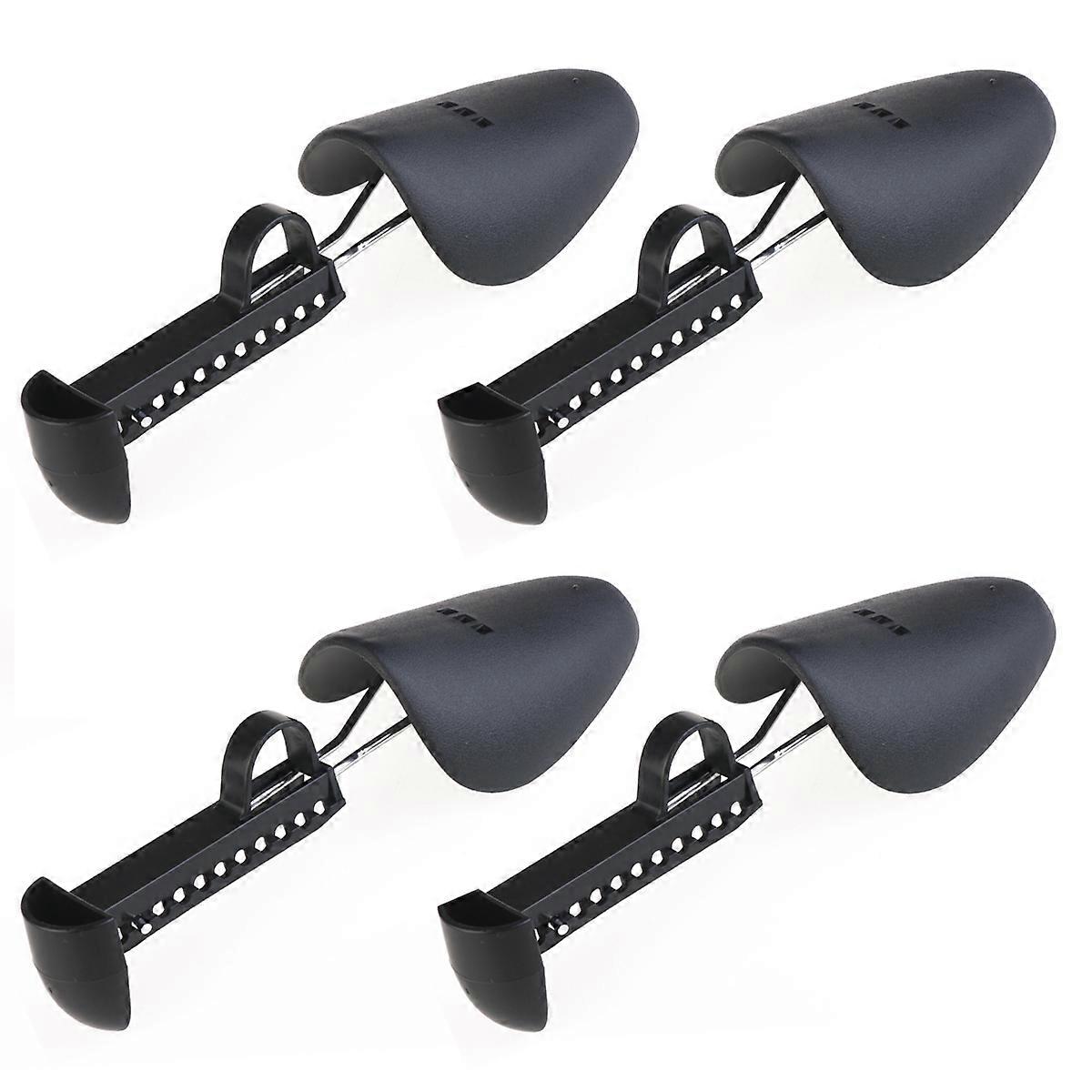 Adjustable Shoe Trees For Black Plastic Metal Boot Stretcher Comfort 2 Pairs