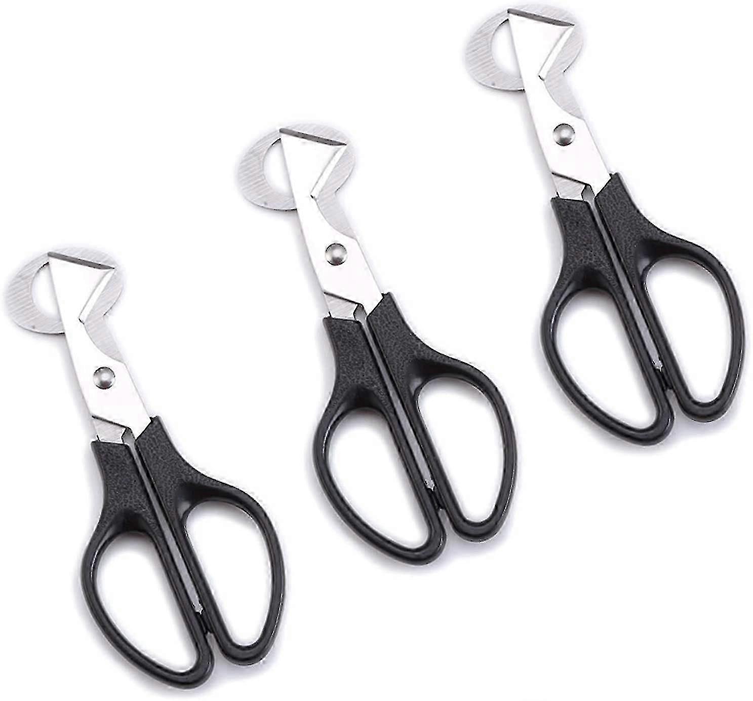3pcs Quail Egg Cutter Scissors Stainless Steel Kitchen Tool Clipper Shears Tool