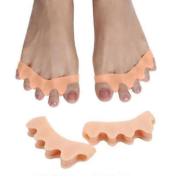 Toe Spreader for Hallux Valgus - Separates Toes - Support Beige