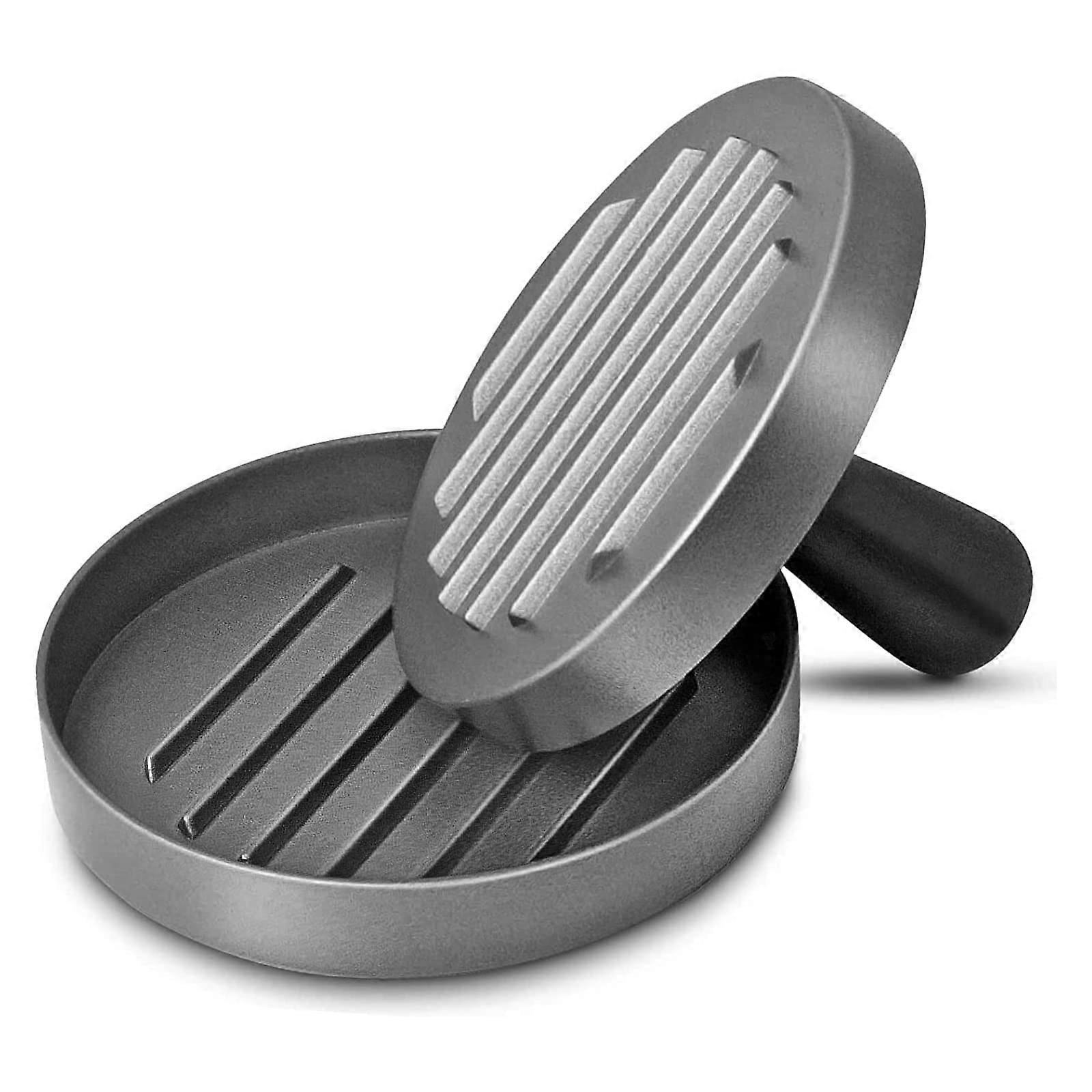 Burger Patty Maker Mould, NonStick Hamburger Press, Cast Aluminium
