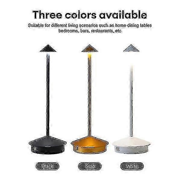 Zafferano Pina Pro - מנורת שולחן לד הניתנת לעמעום מאלומיניום, הגנת IP54, שימוש פנימי/חיצוני, בסיס טעינת תקע, H29 ס"מ, תקע האיחוד האירופי - Corten-wellngs אפור B