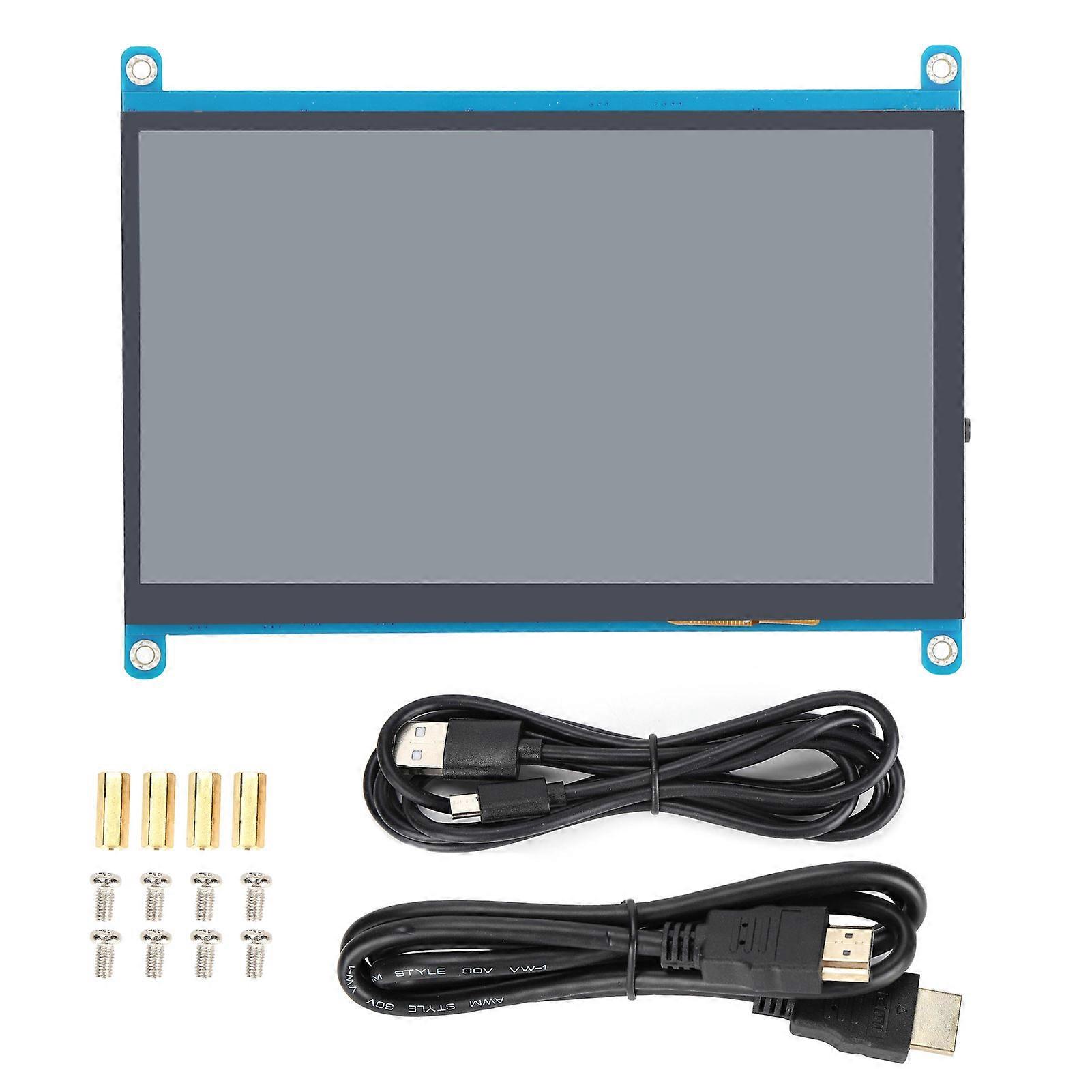 7in Display Screen Backlight Monitor for Raspberry Pi DriveFree Computer Accessories 1024×600(IPS Touch Version )