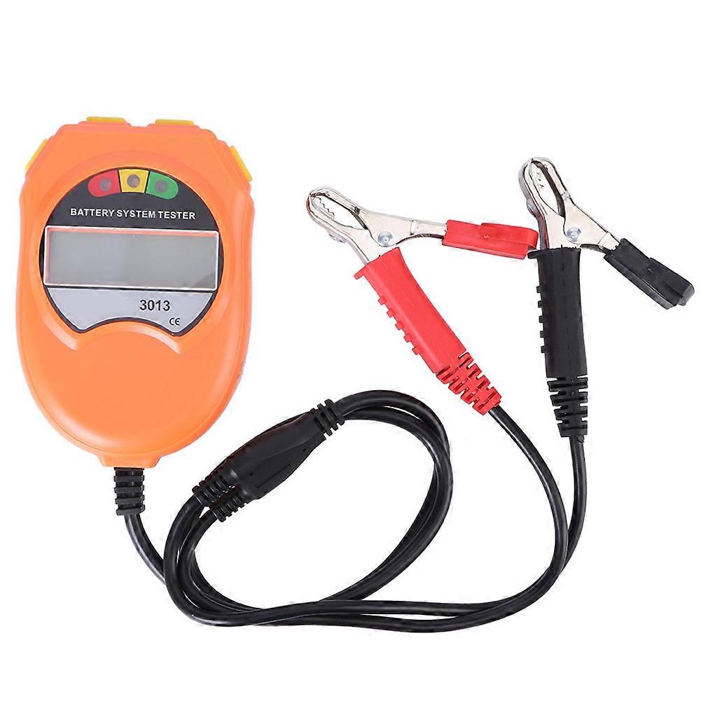 LCD Backlight Display Automobile Battery System Tester for 12V LeadAcid Vehicle Charging