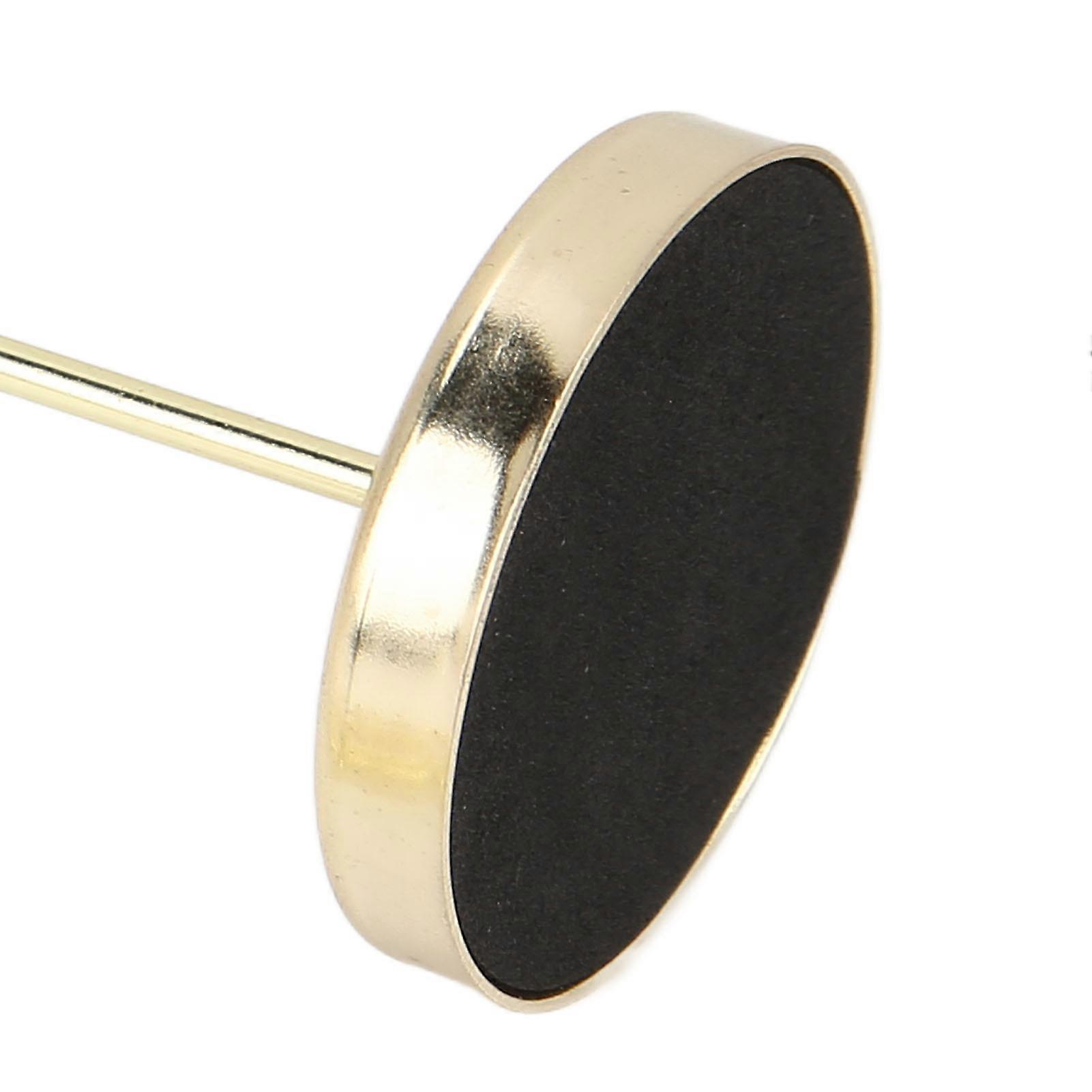 2Pcs Table Number Holder 200mm Round Metal Steady Semicircle Convex Design Electroplating Technology Photo HolderGold