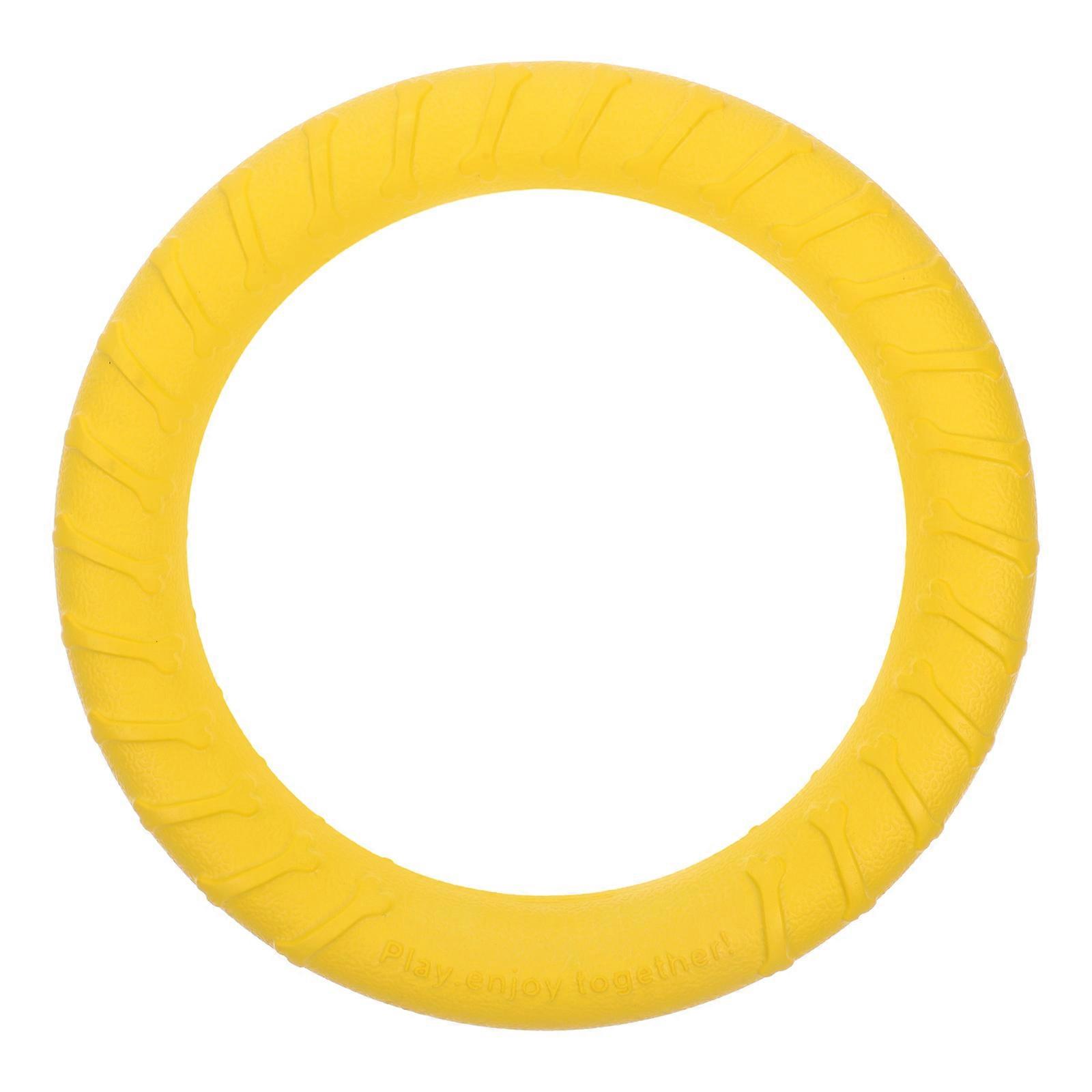Worgeous 1 Set Dog Toy Ring for Puppy Teething Chew Pull Plastic Circle for Interactive Training and Biting Accessory for Large Dogs