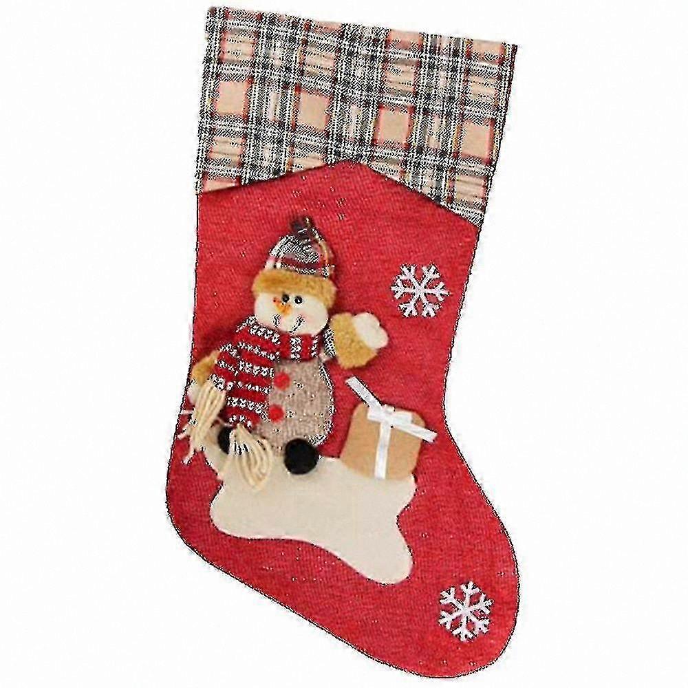 Large Classic Holiday Stocking for Christmas Decor