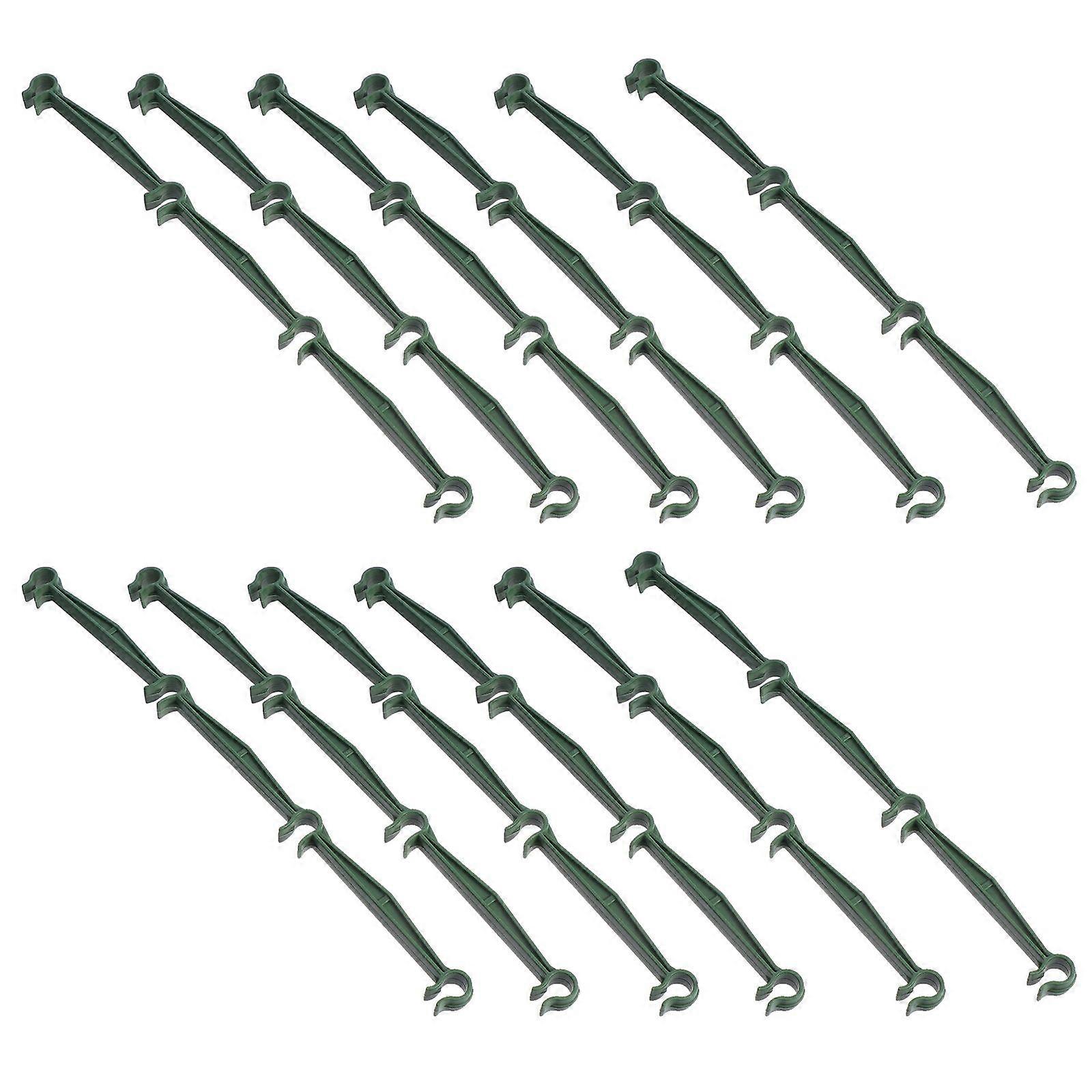 25pcs מחברי טרליס פלסטיק הניתנים להרחבה עבור כל הימור צמח בקוטר 11 מ"מ
