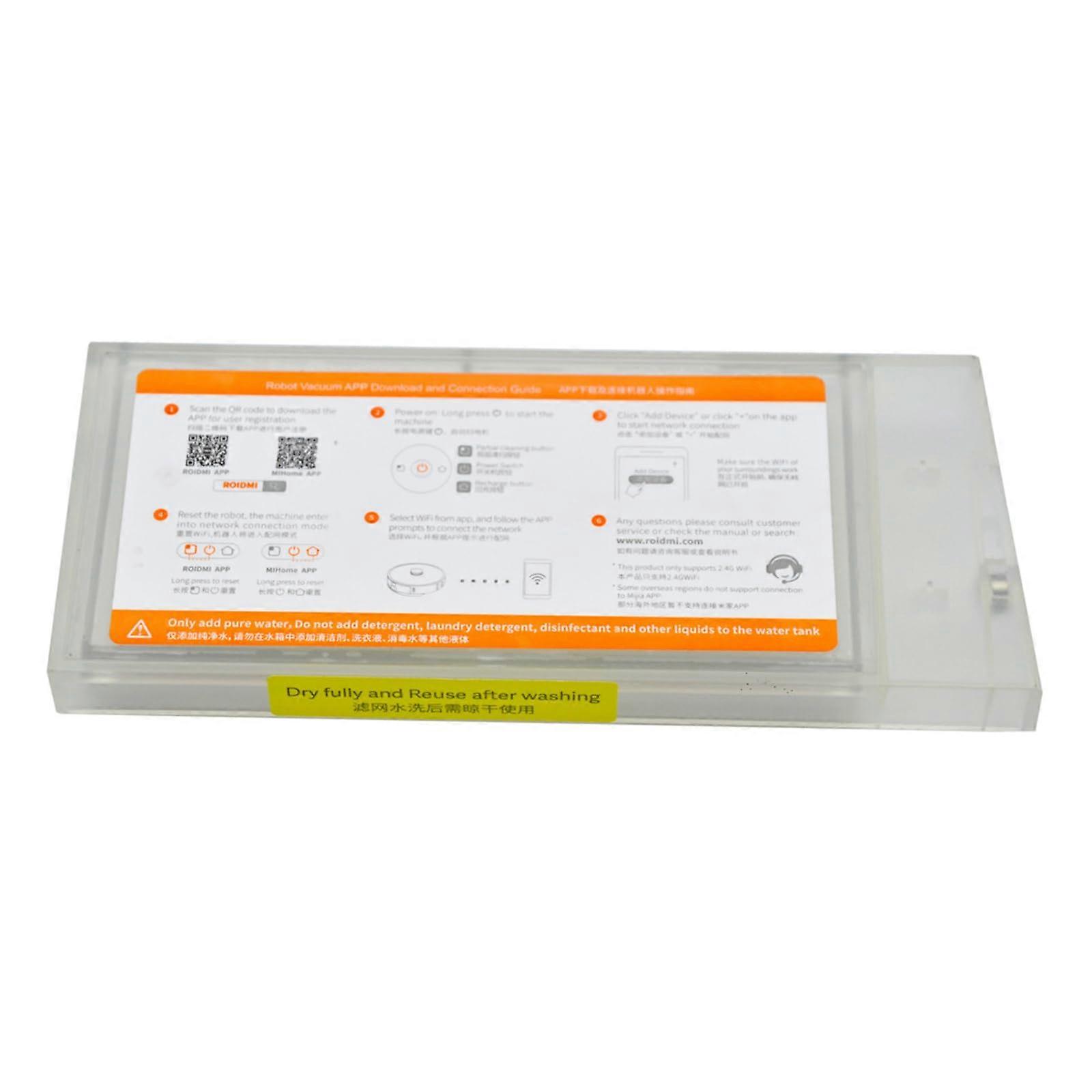 High-Efficiency Air Purification Filter Replacement for Robotic Vacuums, Washable Collection Chamber Systems