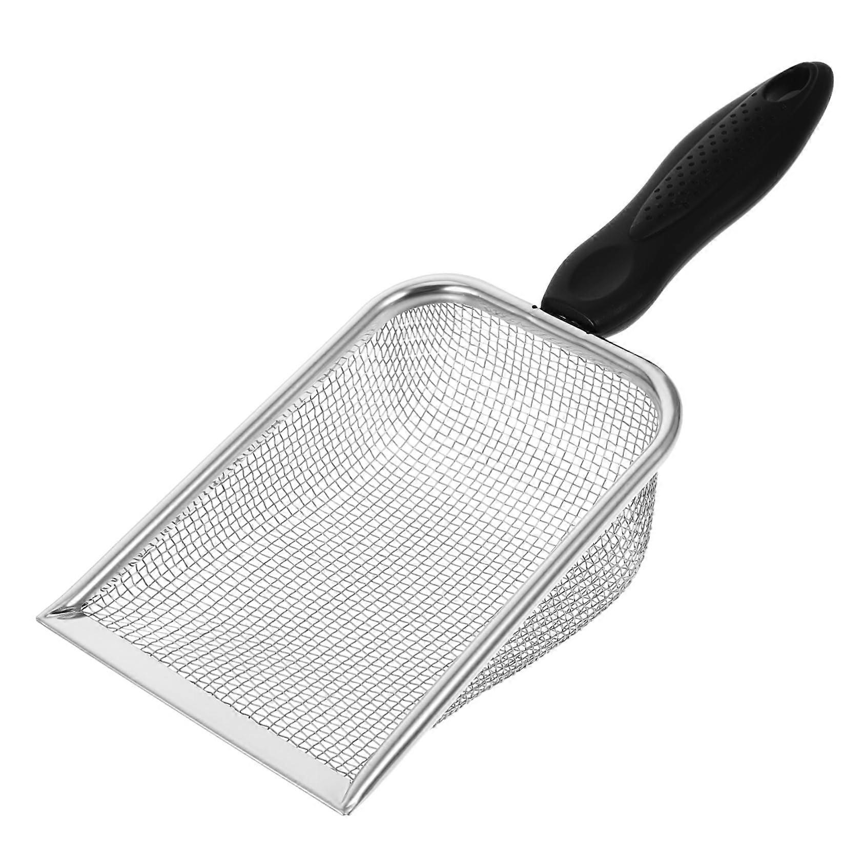 Artifact Cat Litter Scoop Waste Scoop with Long Handle Cat Litter Scoop Cat Waste Strainer Scoop for Cat Litter Heavy Shovel Plastic