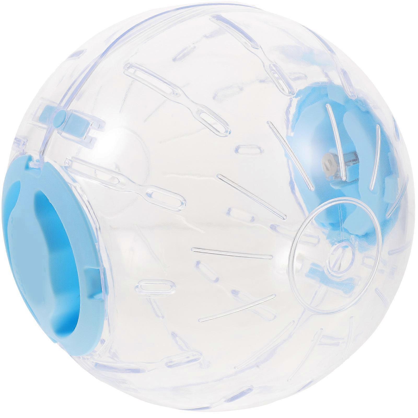 Transparent Hamster Exercise Ball with Ventilation Holes for Safe Pet Use, Durable PC Material, 5 Inch Size