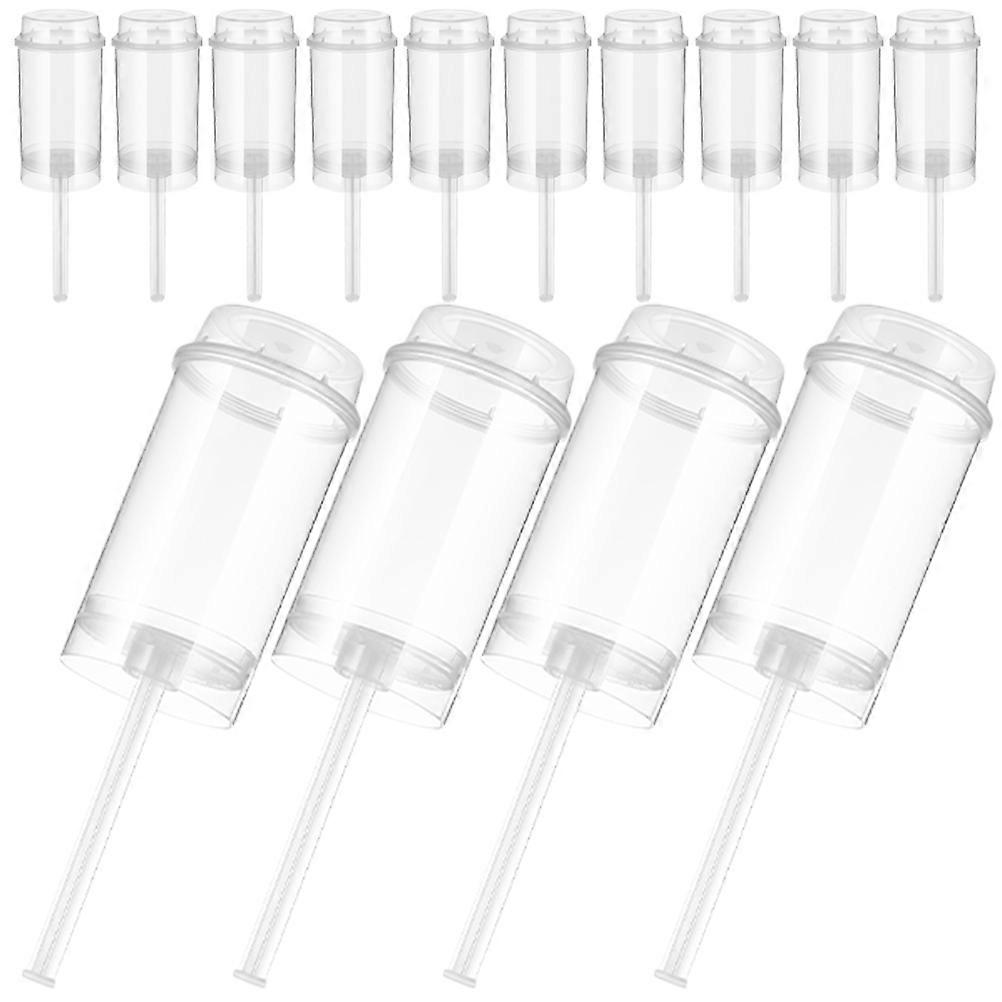 Portable Container Cupcake Push Pops Containers Baking 17.5X5X5CM Reusable Push-Up Pop Containers 30Pcs