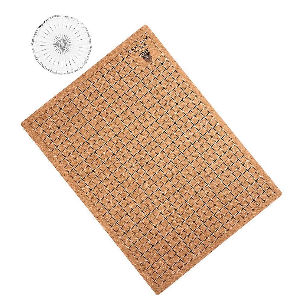 Versatile Jewelry Making Board with Grid Design for Precise Crafting, Lightweight and Sturdy Cork, Assorted Color, 30 T Pins