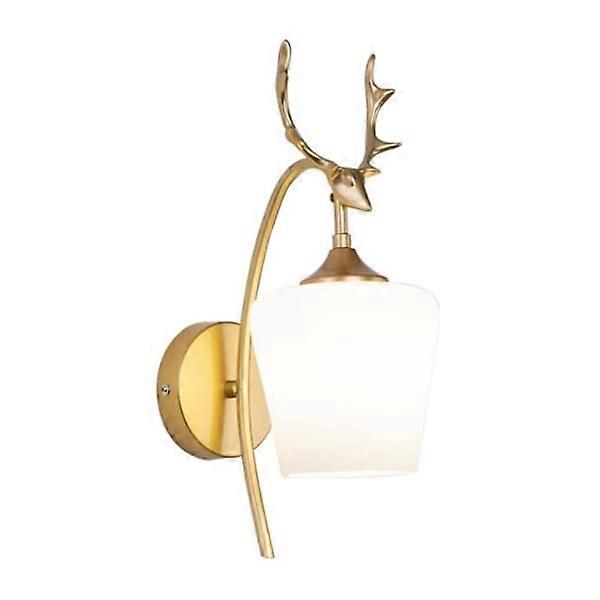 Modern Minimalist Creative Wall Lamp with Horn (Golden Model, Without Light Source)