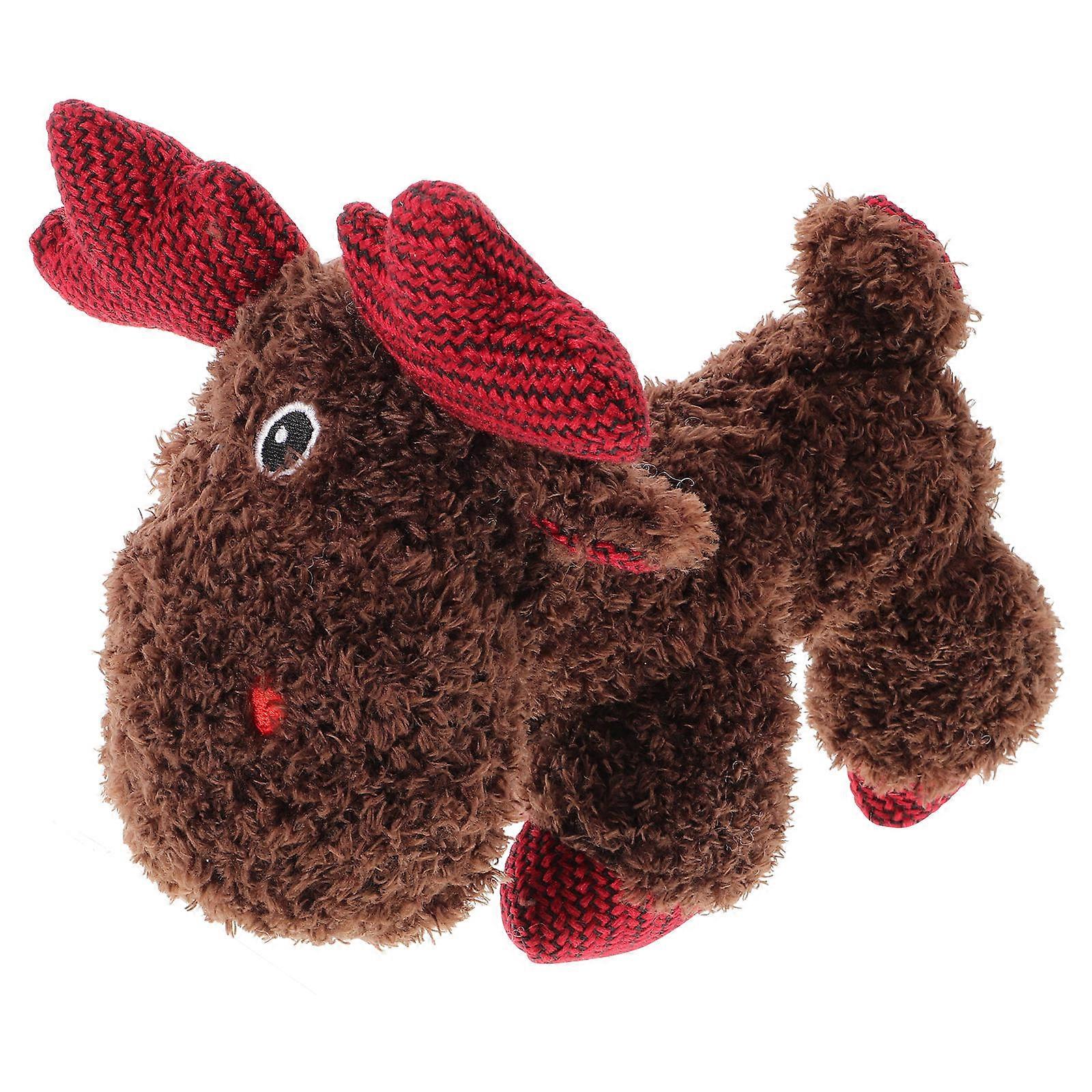 Interactive Pet Dog Toy Bite-resistant Christmas Design Chew Toy For Indoor Play 26X10X21CM 1Set