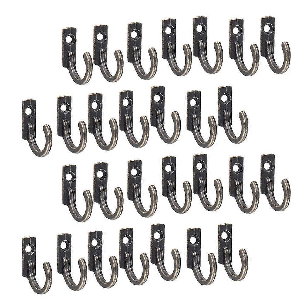 Antique Wall Mounted Clothes Hooks 100 Pcs Retro Hat & Coat Hangers for Bathroom, Closet & Home Decor Lightweight, Single Hole Design