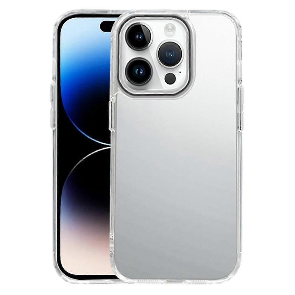 Compatible For iPhone 16 Pro Max Case TPU + PC Phone Cover Electroplated Lens Frame