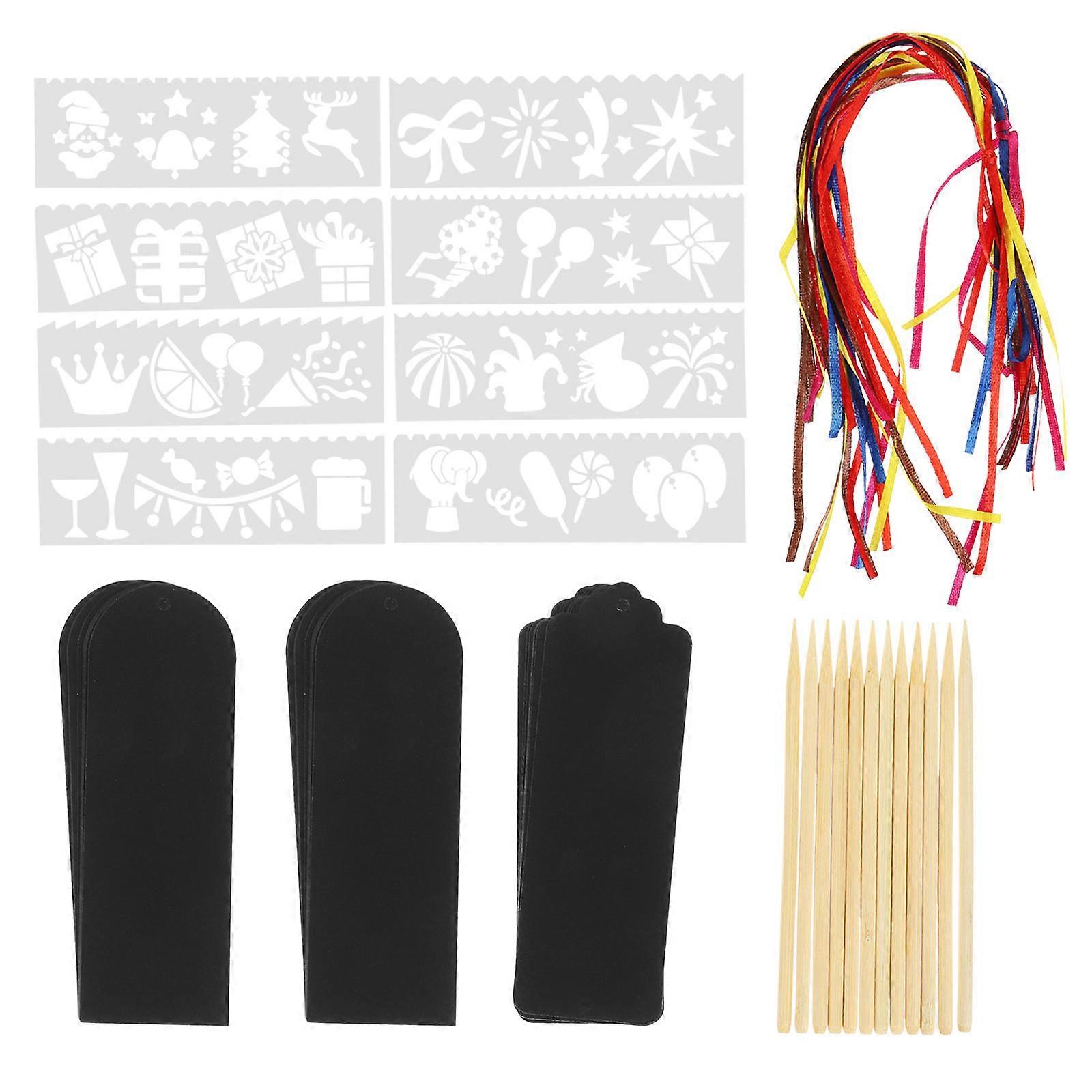 1 Set DIY Scratch Bookmarks   Decorative Scratch Paper for Crafts, Card Decoration & Family Fun Activities