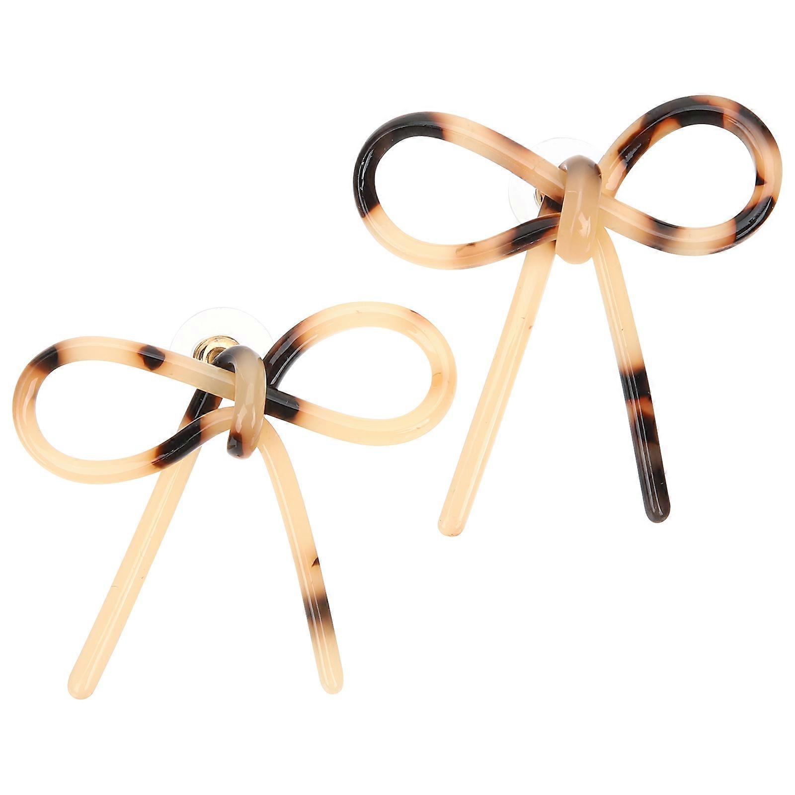 Women's Fashion Bow Earrings with Fine Workmanship Alloy Multi Color for Decor 1 Pair