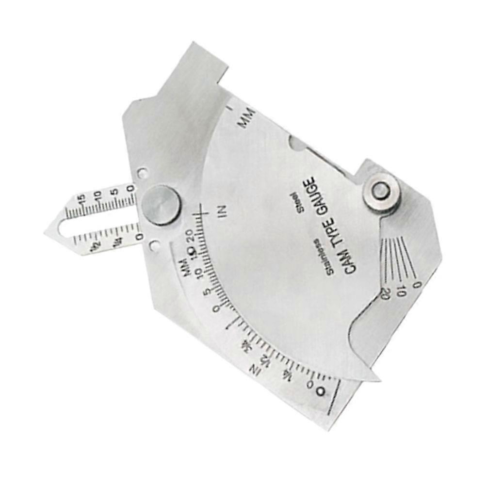 High Precision Weld Gauge Cam Type Welding Inspection Ruler Silver