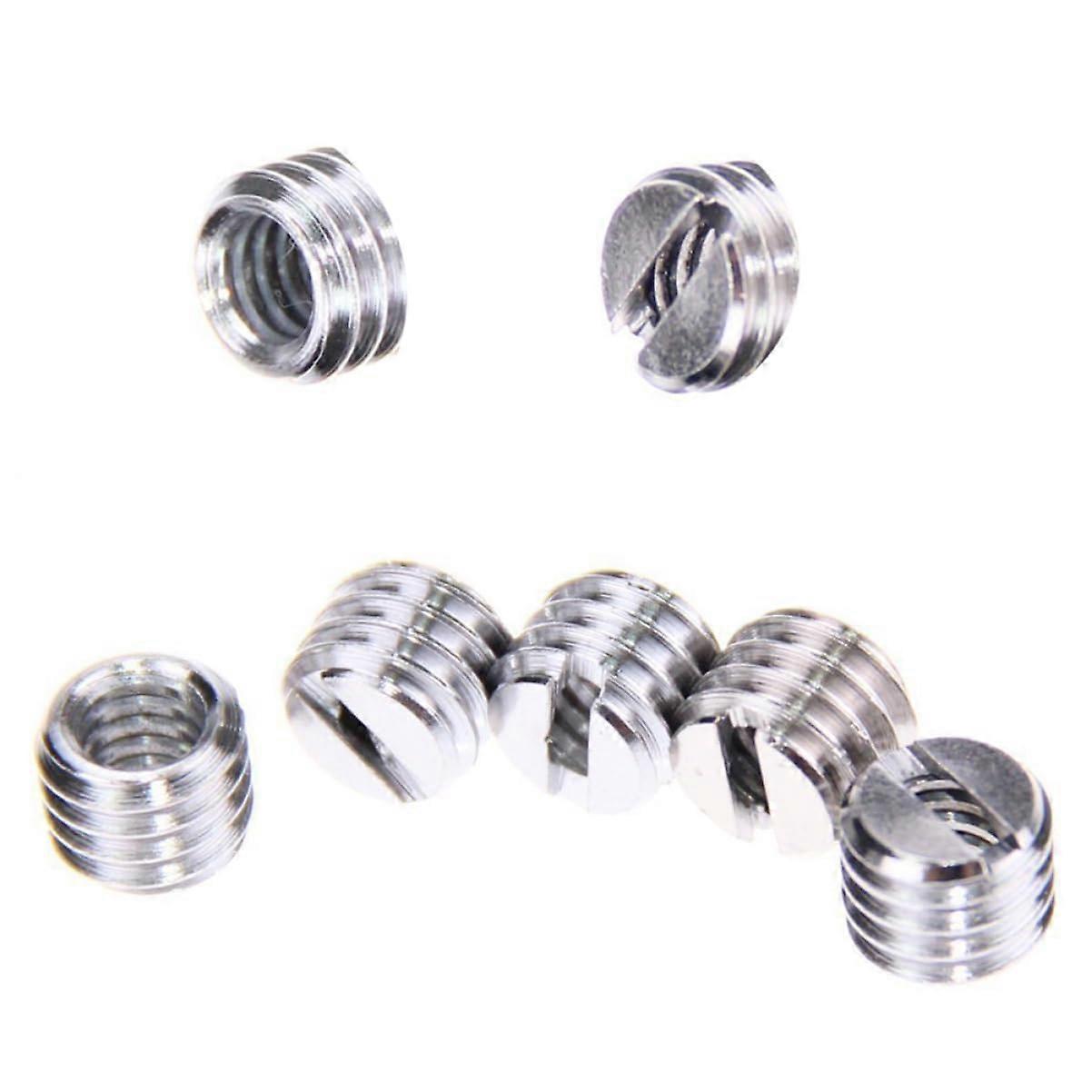 20 Pack Camera Thread Adapter Screws for Tripod Monopod Quick Release Plate, Silver Color, Durable Metal Construction