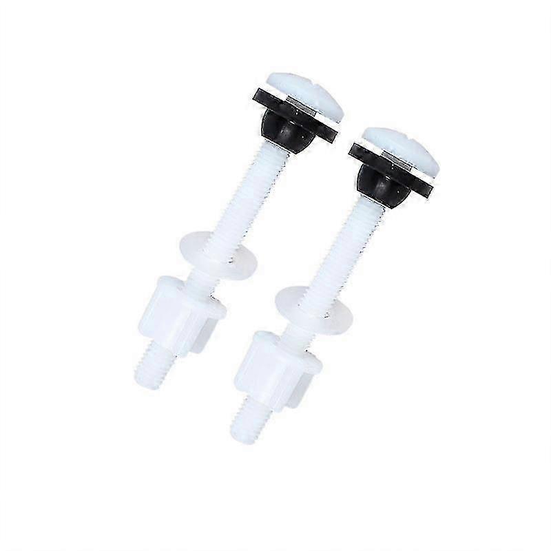 Műanyag WC-tartály csavarok, tartály-tál csavar WC-hez (2 pár, fehér) SZRH A-YH