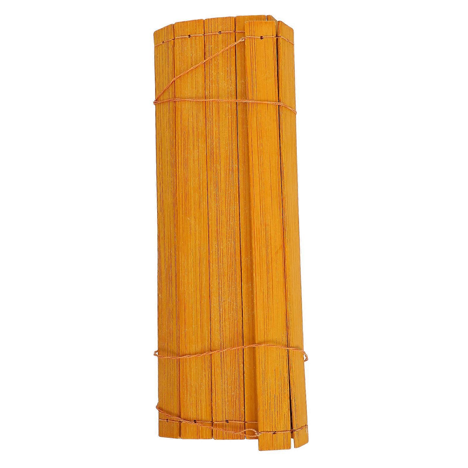 Bamboo Scroll for Calligraphy and Decoration Light Brown Rolling Design Suitable for Wall Hanging 12.5x30 inches
