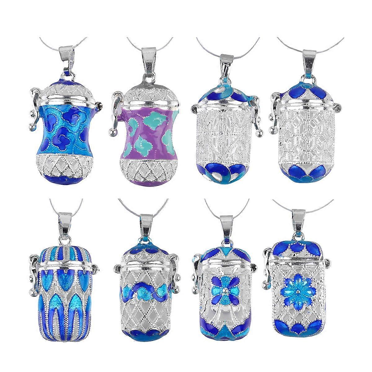DIY Jewelry Pendant, Hollow Column Design for Aromatherapy, Easy to Use Lock System