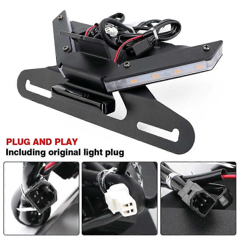 Applicable For DUCATI Panigale V4/S/R V2 Streetfighter 1100 Tail Tidy Fender Eliminator Motorcycle License Plate Holder LED Turn Signal V4S