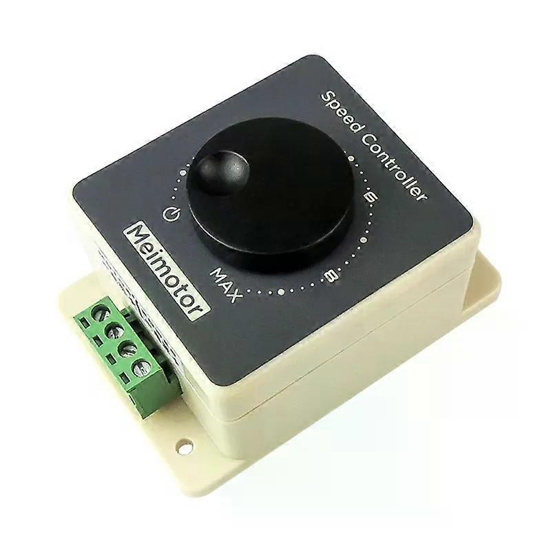 Stepless DC Motor Forward Speed Controller Reverse Speed Controller Digital Governor Switch Metal Case Adjustable Q81C