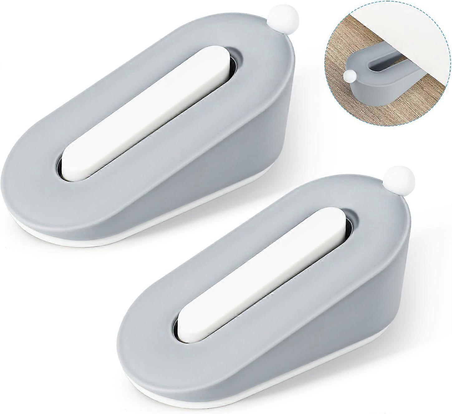 2pcs Door Stoppers for Bottom of Door, Rubber Door Stop, Cute Door Stopper, Rubber Door Stopper Wedge with Holder, Door Wedge for Home Office Commerci