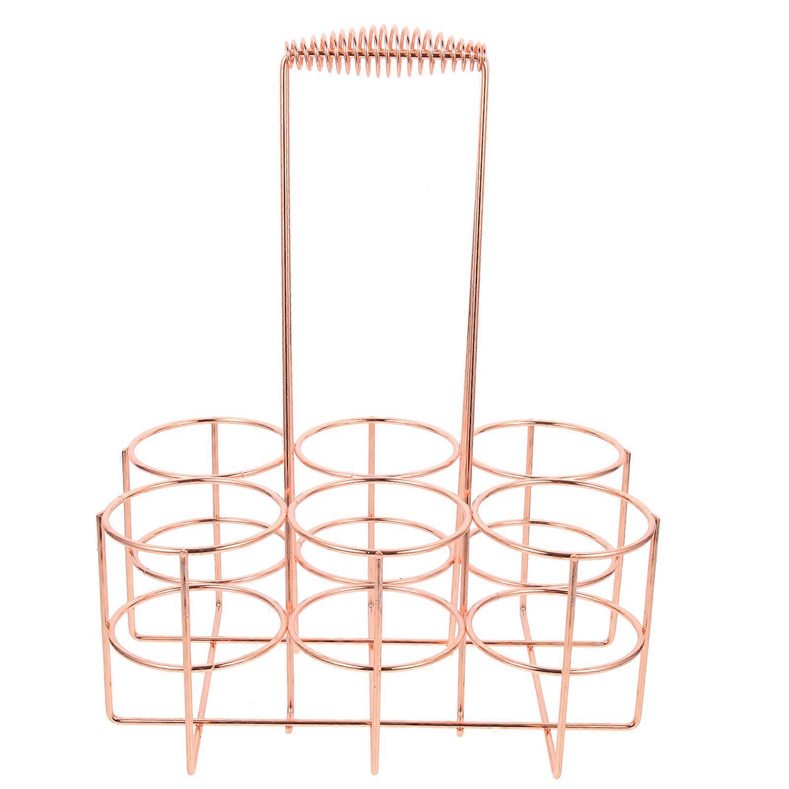 It sounds like you're describing a **handheld beer bottle holder** or **storage basket** designed for cans and bottles—perfect for use at home, in