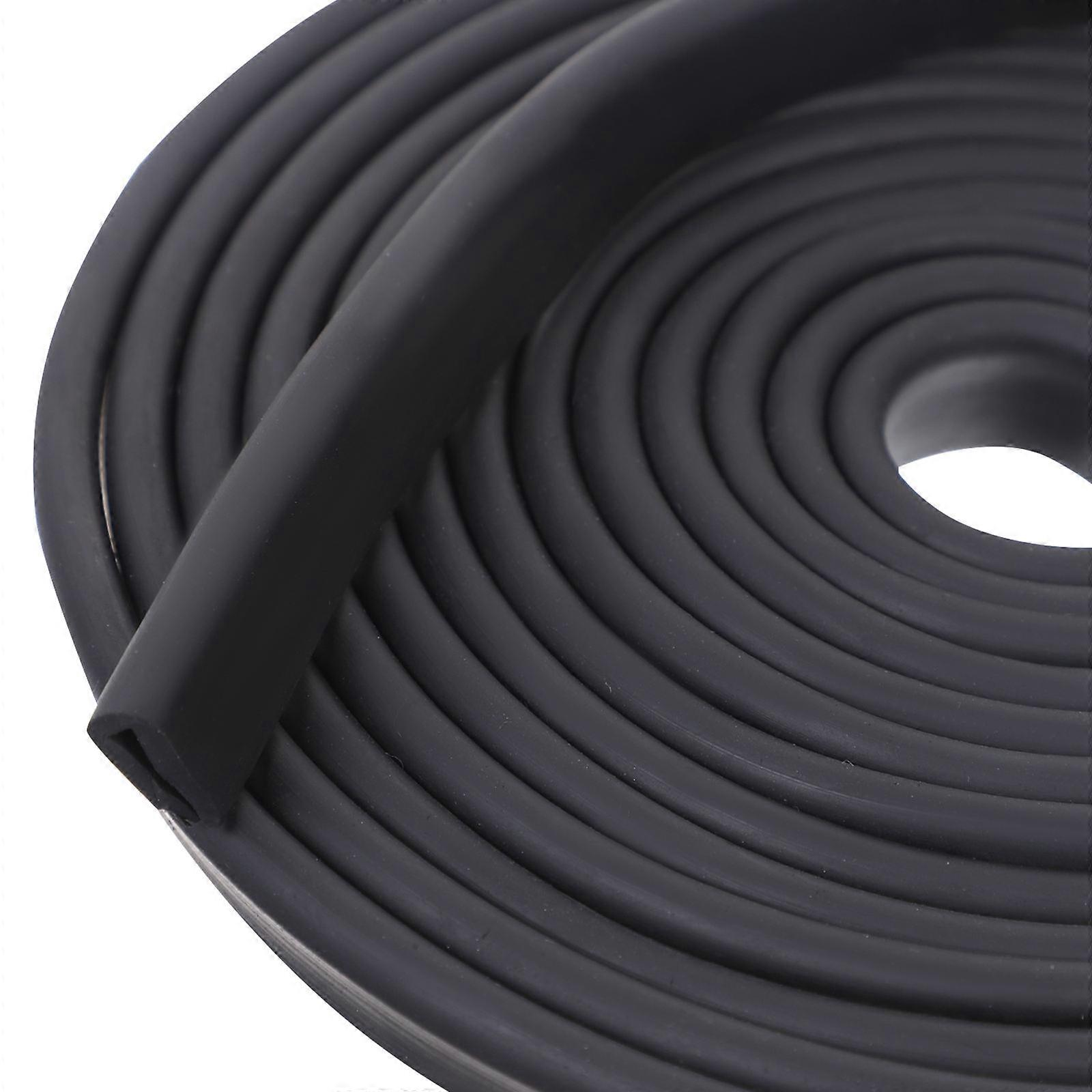 Black Rubber Edge Protector for Car Door Decoration with Heat Resistance and Waterproof Features 1