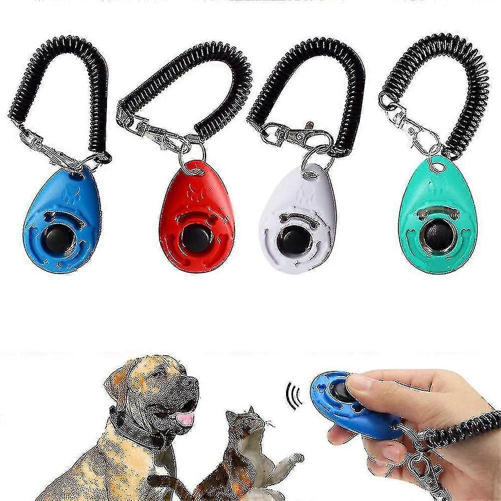 4 Pack Dog Training Clickers, Effective Behavioral Pet Training Tools