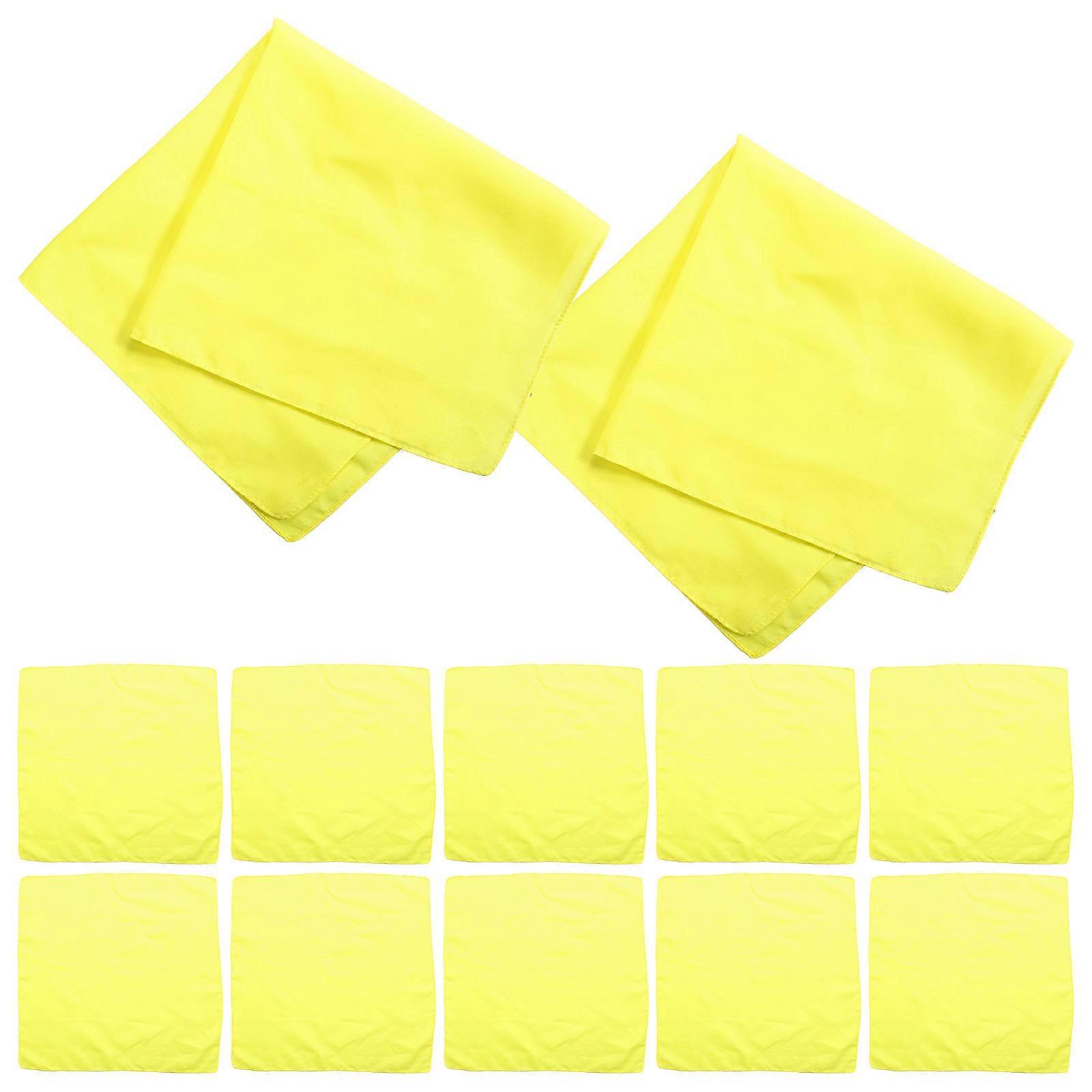 Outdoor Headscarf Small Square Scarf for Cycling 12Pcs Comfortable Head Wraps