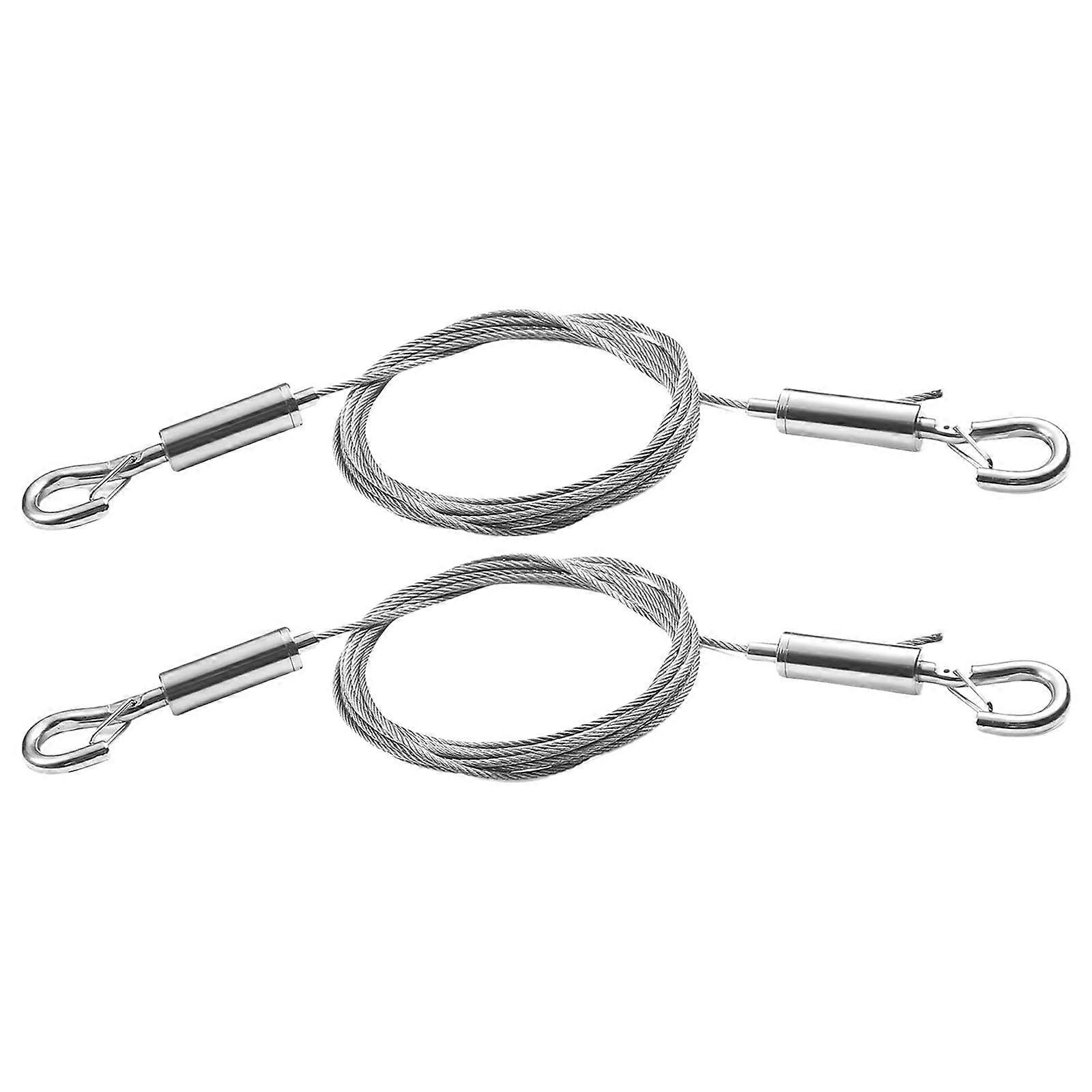 2piece adjustable stainless steel picture hanging wire set, including small hook and large hook for art frames Ref: 8082