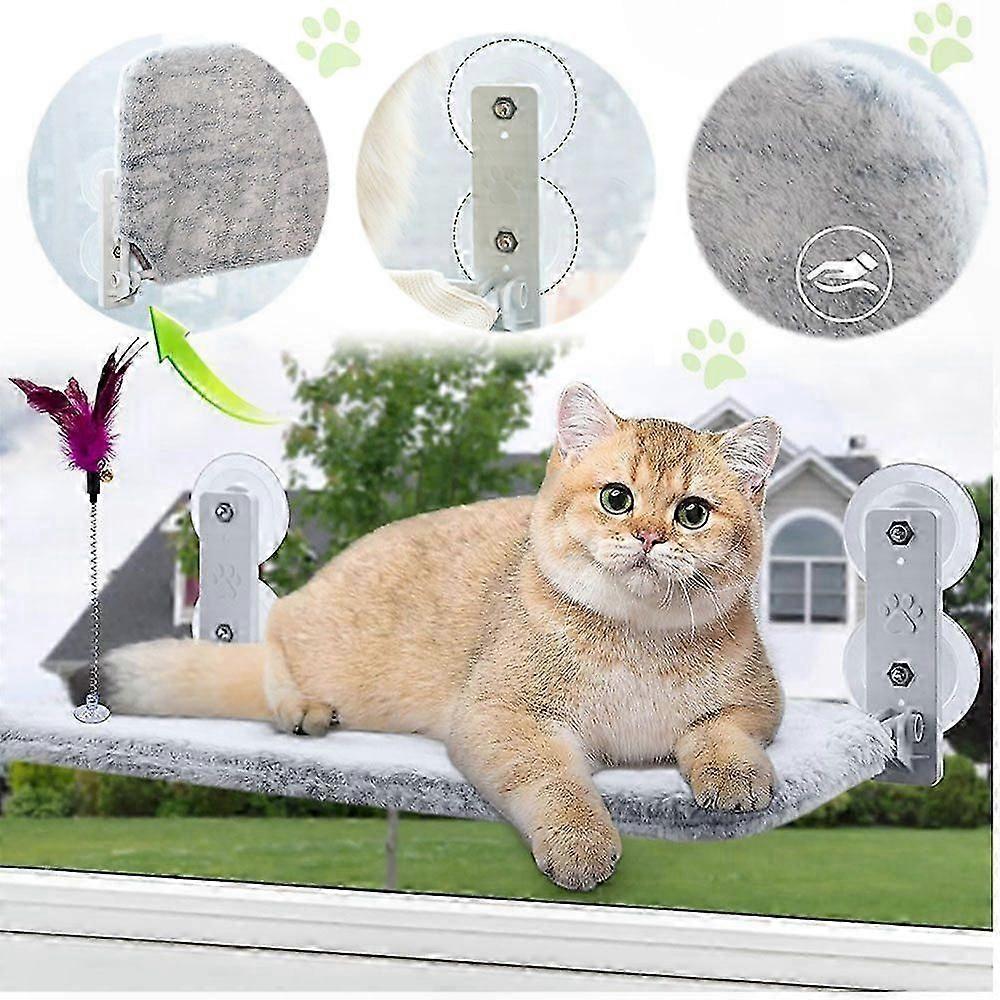 Collapsible Cat Window Sill Bed for Comfort and Relaxation up to 40lb/18kg
